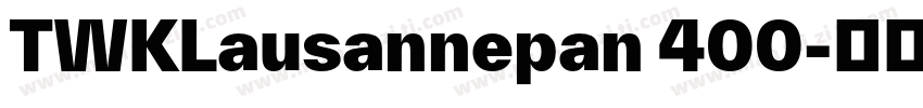 TWKLausannepan 400字体转换